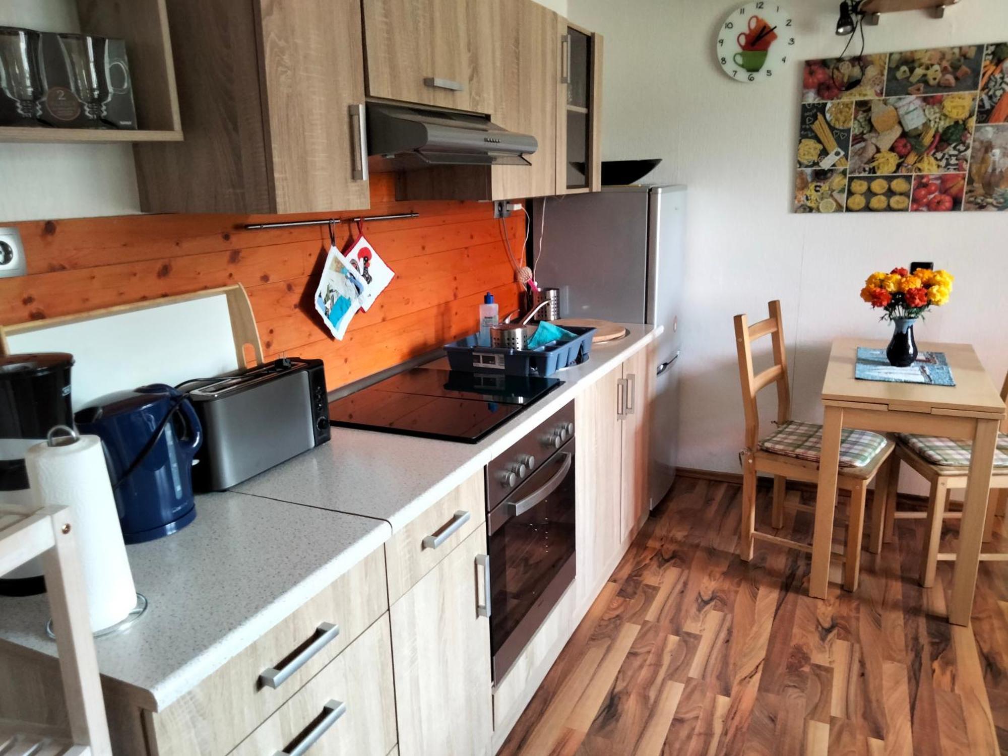Ferienwohnung Am Hausberg In ラーデボイル エクステリア 写真